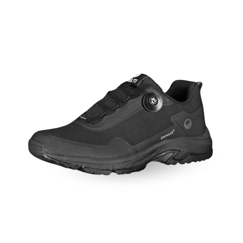Halti Fara Low Freelock DrymaxX outdoor shoes feature a mesh upper and GripmaxX Antislip sole, shown on white.