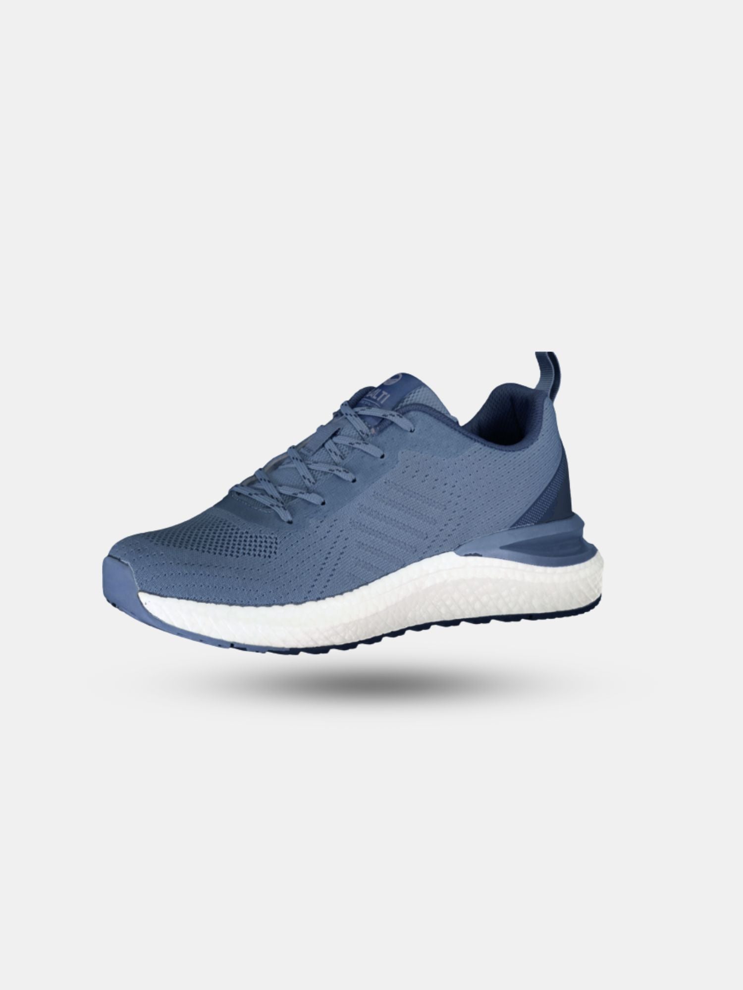The Halti Gale Sneaker Womens features a blue breathable upper and white cushioned sole, shown on a plain light background.