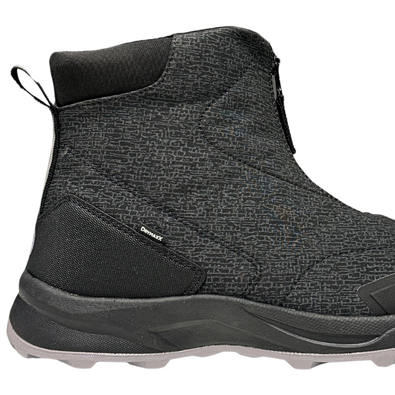 The Halti Nanook Mid 2 DrymaxX Spike Shoe Womens is a black waterproof ankle boot with GripmaxX Spike outsole.