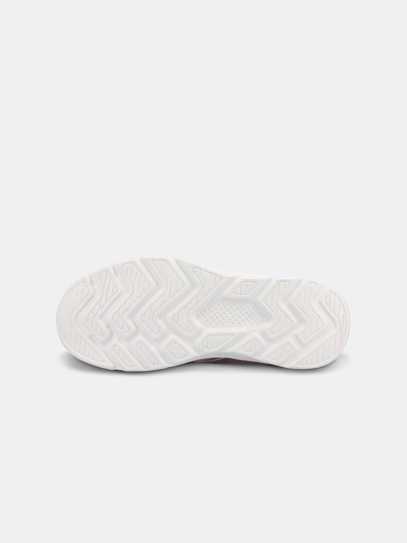 White rubber sole from Halti Merry 2 Sneaker Children's, a lightweight slip-on with herringbone and zigzag tread.