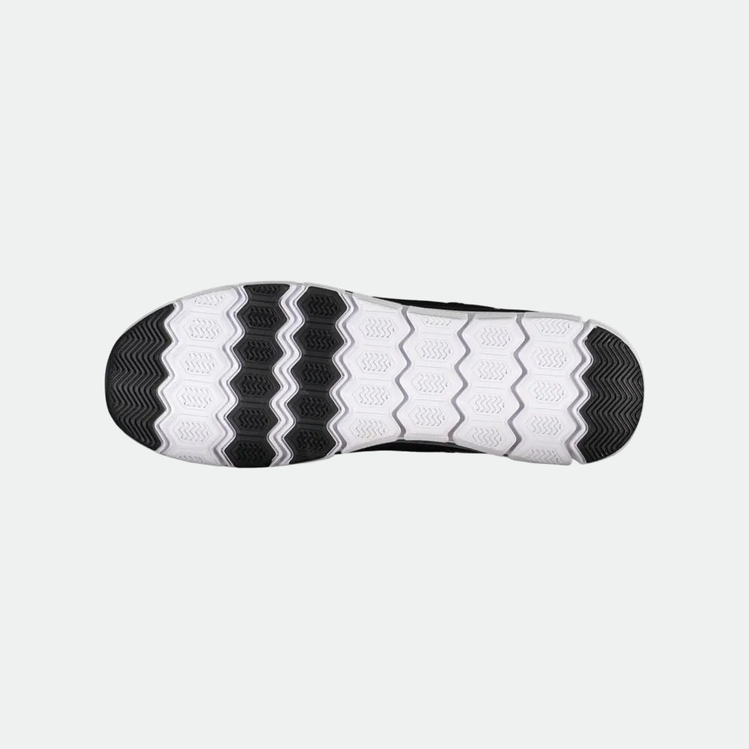 The Halti Lente 3 Casual Shoe Men's sole, shown from the bottom, features a white hexagonal pattern with black accents.