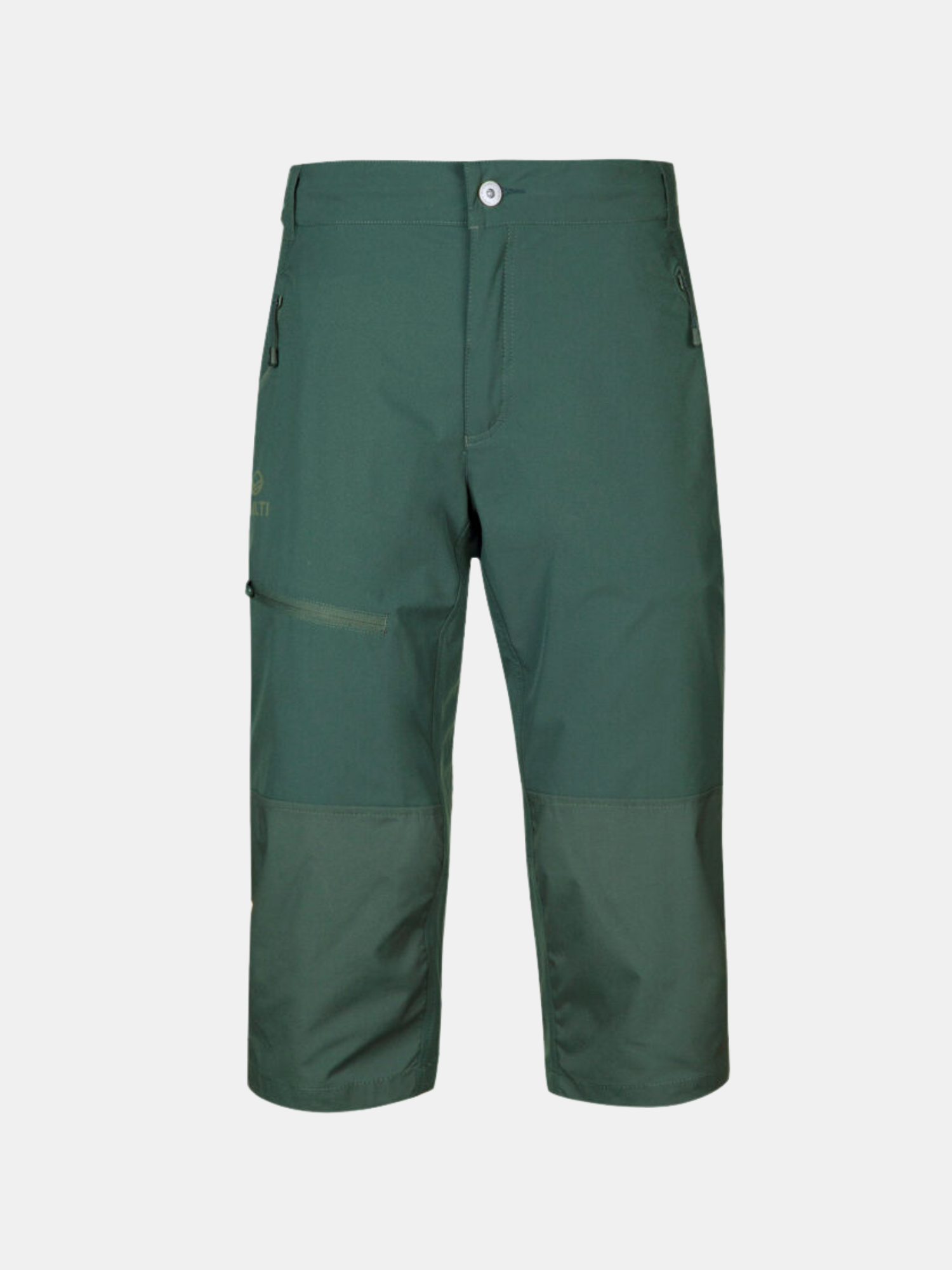 Halti Pallas Womens X-stretch Lite Capri pants—lightweight, durable, zippered pockets; ideal for outdoor activities.