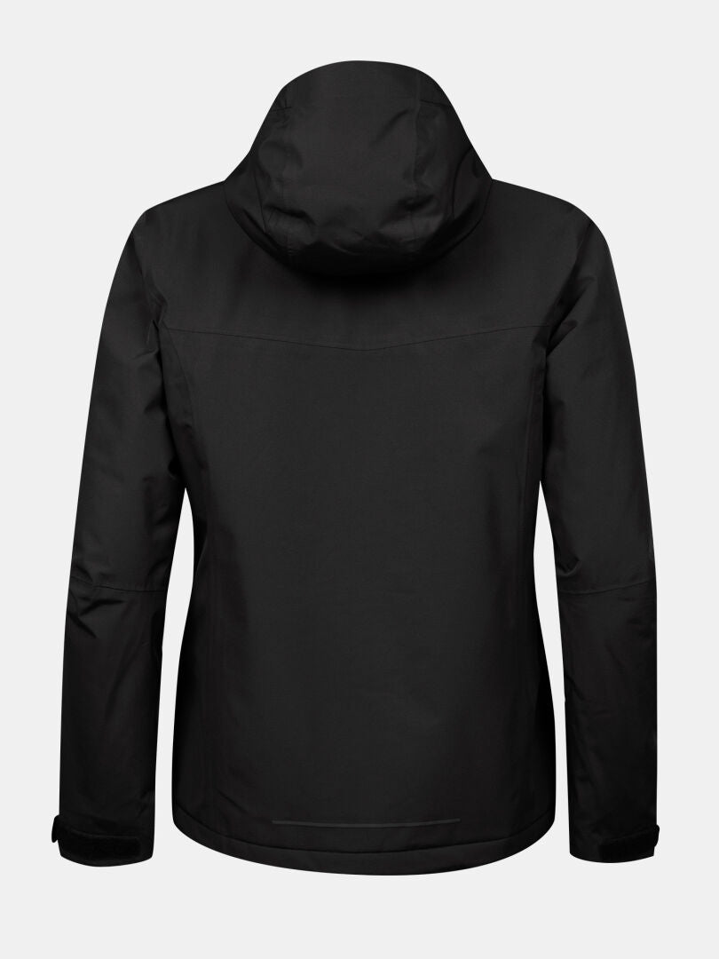 Back view of Halti Forter DX Shell Jacket Plus Women's with long sleeves, shown against a plain light background.