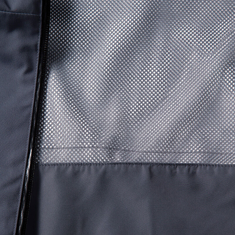 Close-up of the Staala DrymaxX Shell Jacket Mens light gray mesh lining by Halti for breathable comfort.