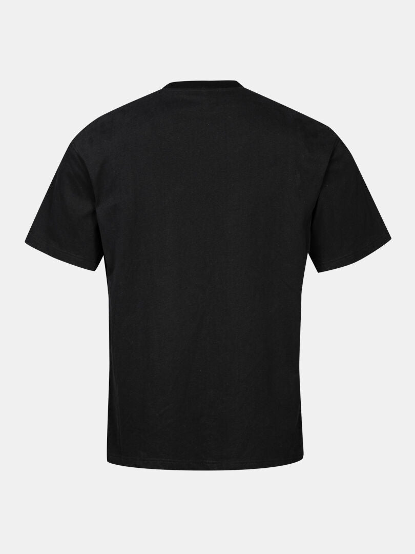 The Halti Skaltsi T-shirt Unisex, shown from the back in plain black against a white background.