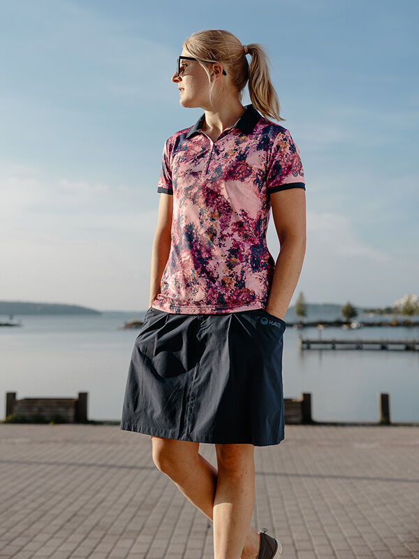 Halti Swingi Technical Polo Shirt Women's Pink