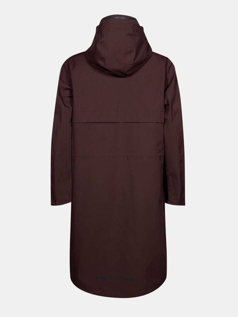 The Halti Tokoi II DX Parka Jacket Womens is shown from the back against a plain light gray background.