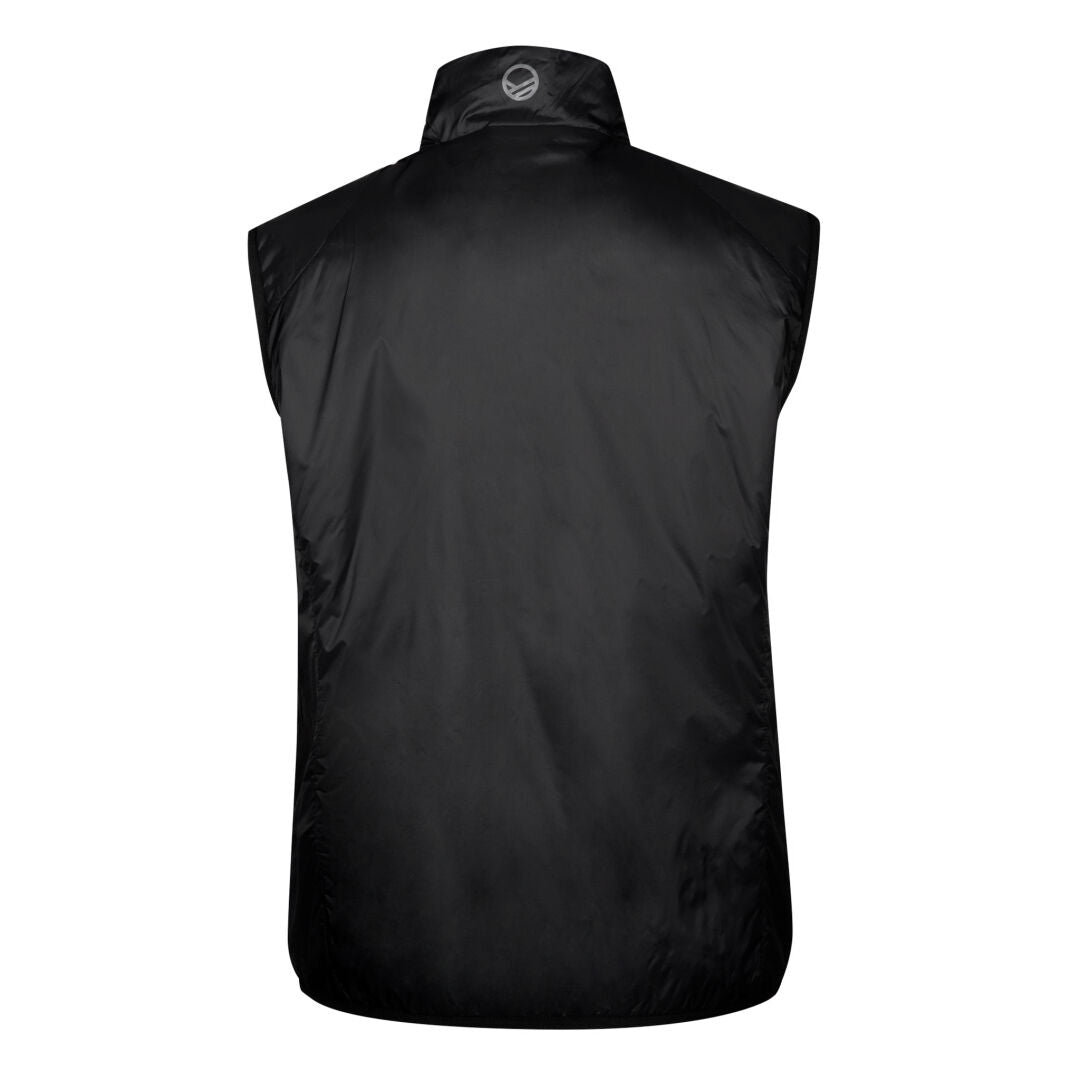 Halti Neon Primaloft Vest Womens, shown from the back, features a high collar and PrimaLoft® fleece for outdoors.