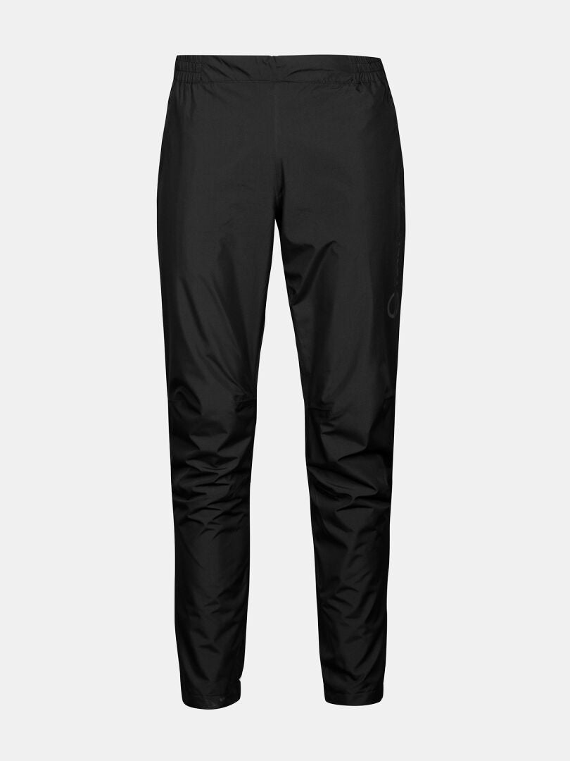 Halti Triant DX Mens cycling pants with an elastic waist, straight-leg fit, and reflective details on a light grey background.