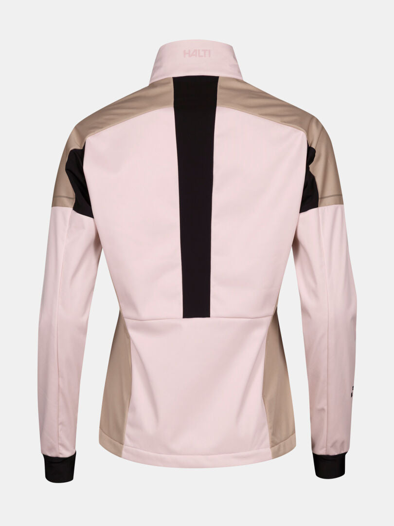 Back view of the Halti Huuru XC Set Women's—perfect for winter training or cross-country skiing in style and comfort.