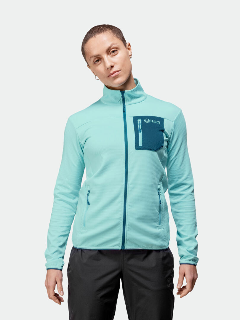 Halti Toivo Layer Jacket Women's, Halti Toivo Välitakki Naisten, Halti Toivo Layer Jacke Damen, Halti toivo Mellanlager Dam