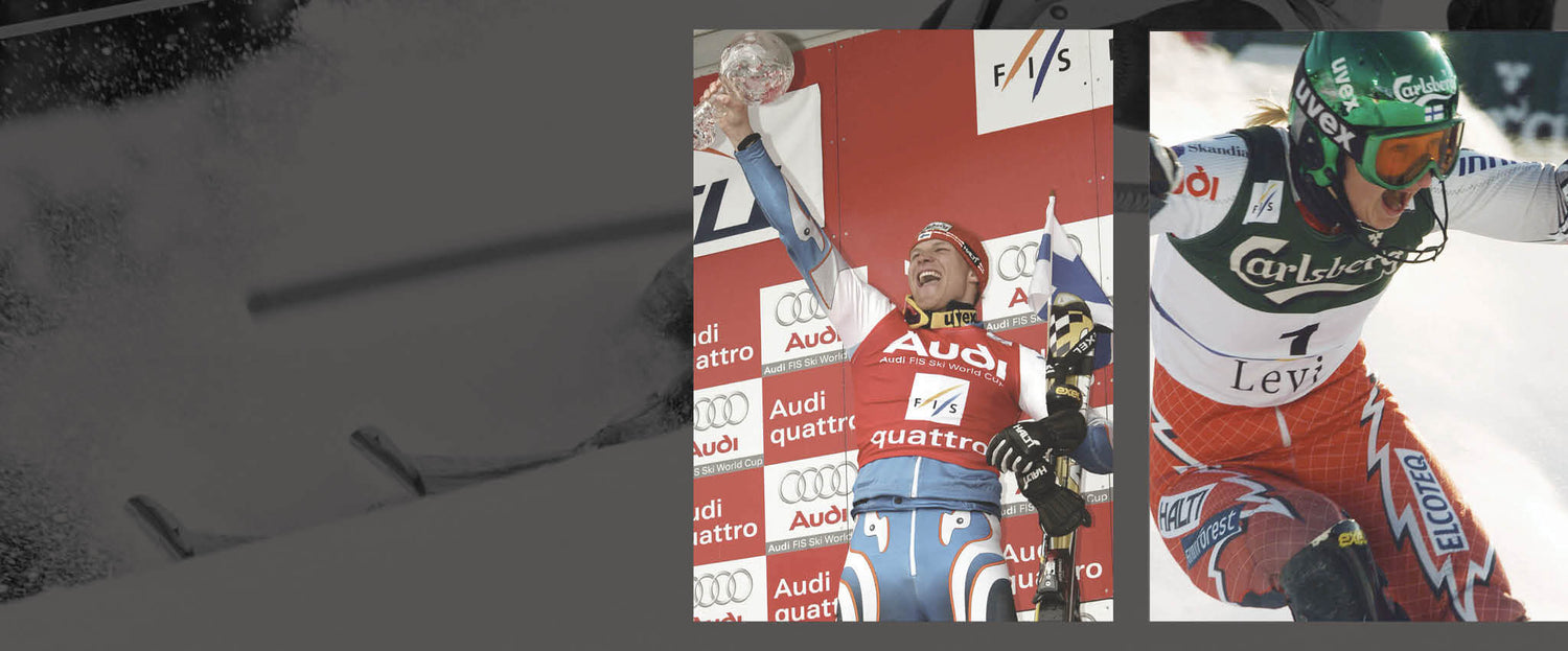 Halti History Alpine skiing - Palander and Poutiainen