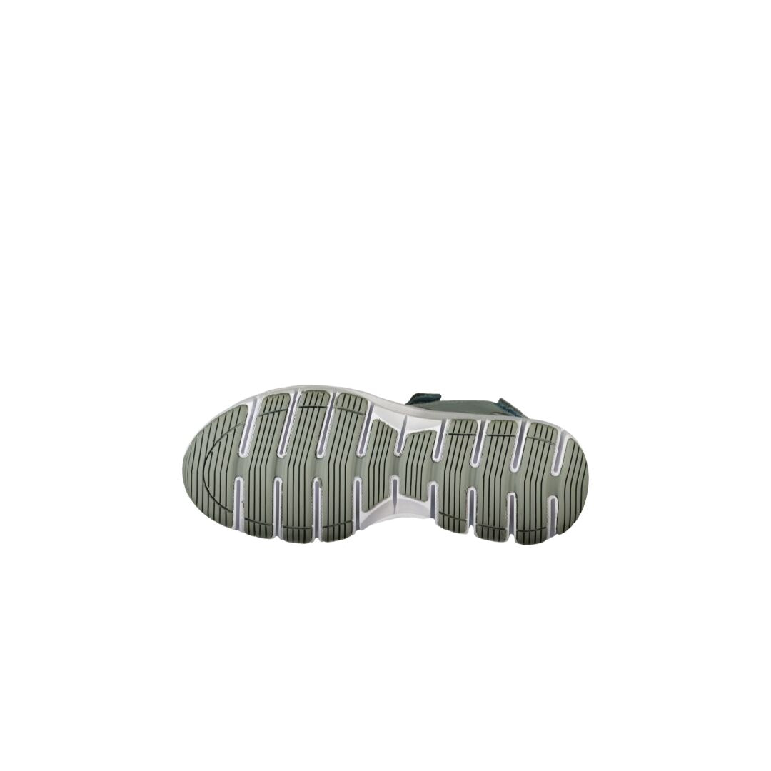 Bottom view of Halti Resa Womens Sandal with a light gray sole and white grooves, perfect for summer activities.