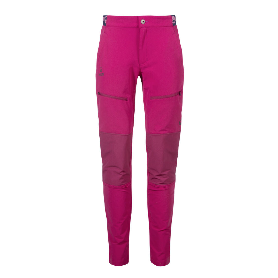 Halti Pallas II Womens Warm X-stretch Pants in magenta with stretch, breathability & zip pockets—ideal for outdoors.