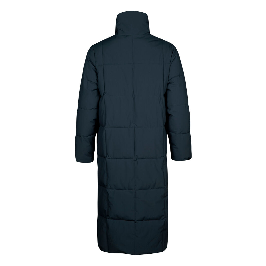 The Halti Penger Winter Jacket Womens in dark color is shown from the back on a plain white background.