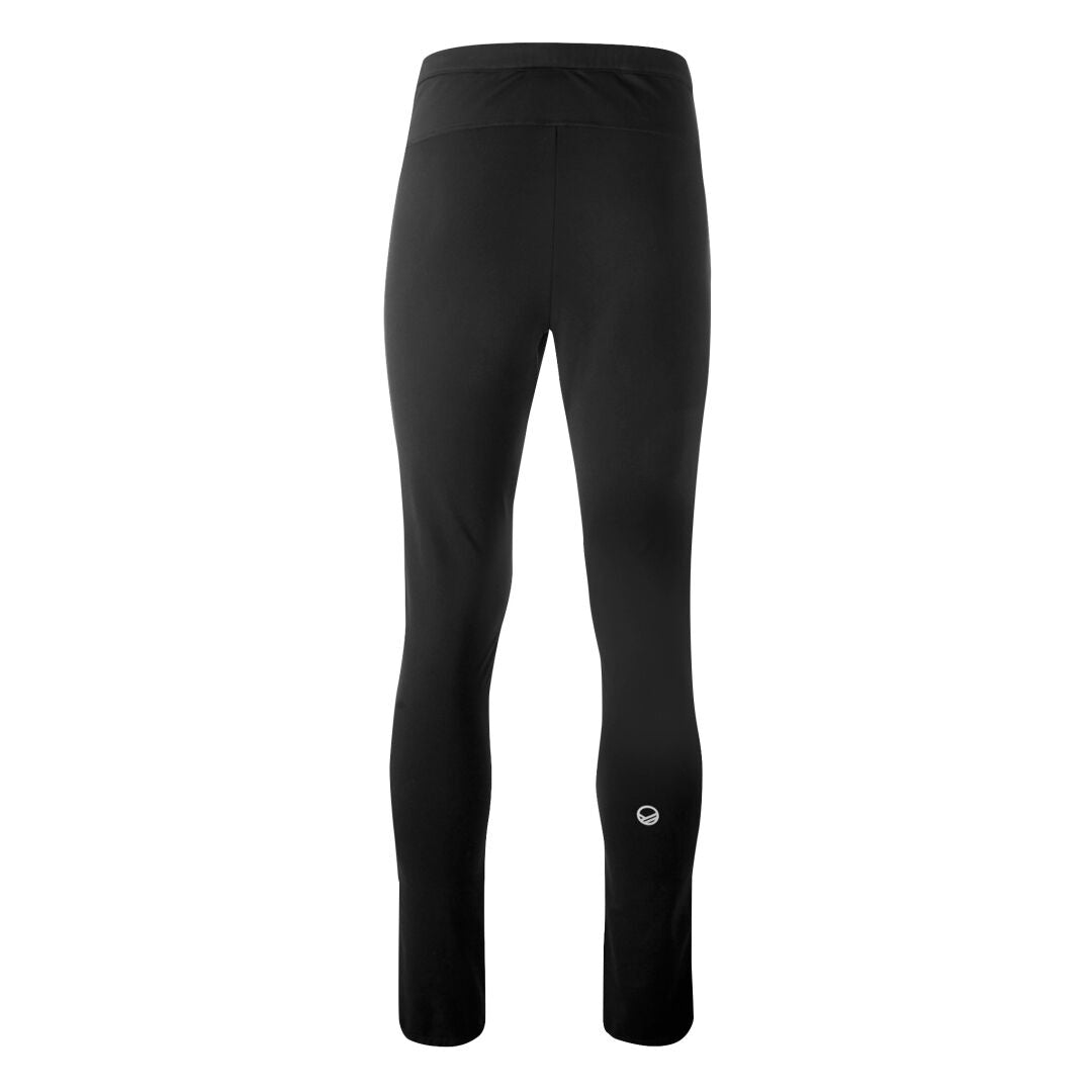 Halti Isku II Mens XCT Pants in black, made from recycled polyester, feature a small logo on the lower right leg.