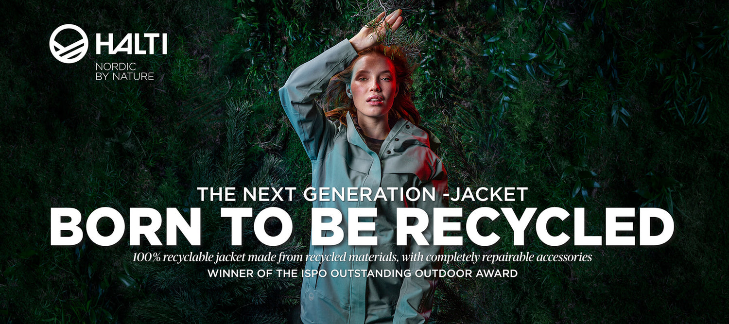 Our most sustainable design: The Halti Next Generation jacket