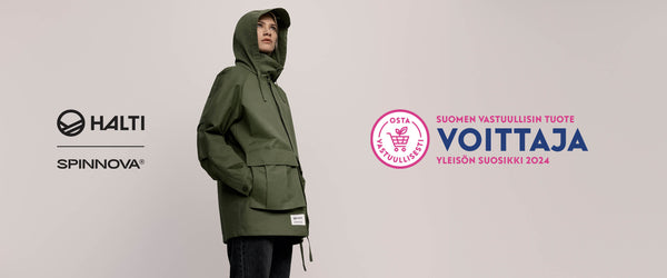 Halti’s parka jacket produced with SPINNOVA® fibre voted as the public favourite in Finland’s most sustainable product contest