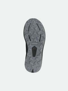 Halti Rapid Mid Freelock DX Shoe Unisex features a gray, textured sole with patterned tread, ideal for outdoor use.