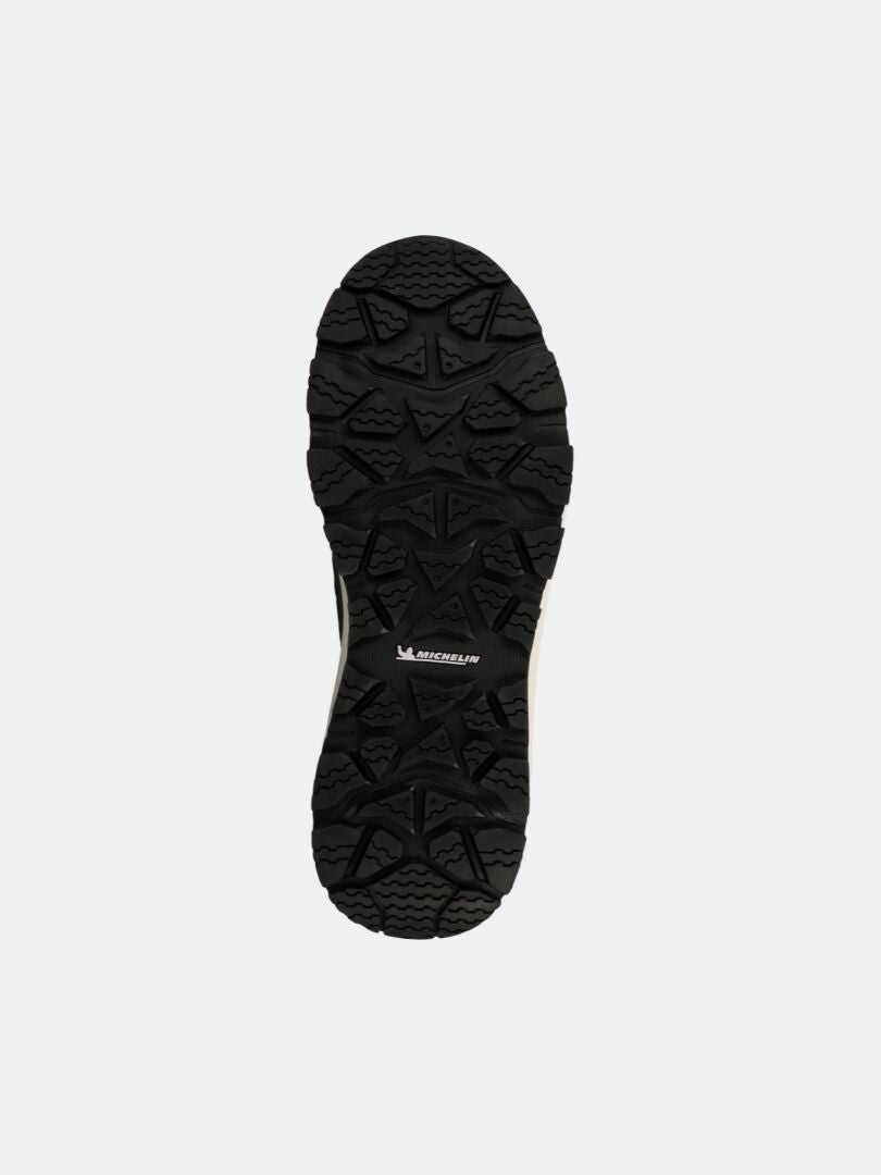 Deep, rugged black sole with Michelin branding—ideal for Halti Fjalla 2 DX Ice Control Winterboot Women's.