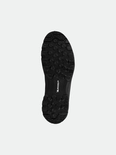 Black Michelin sole with logo on Halti Gompa 2 DX boot—ideal for waterproof hiking. View shows rugged bottom.