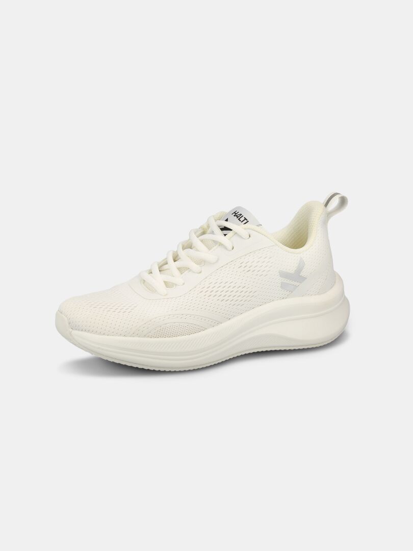 Halti Frisk Sneaker Women's: lightweight mesh upper, textured white sole—breathable, machine washable, summer-ready.