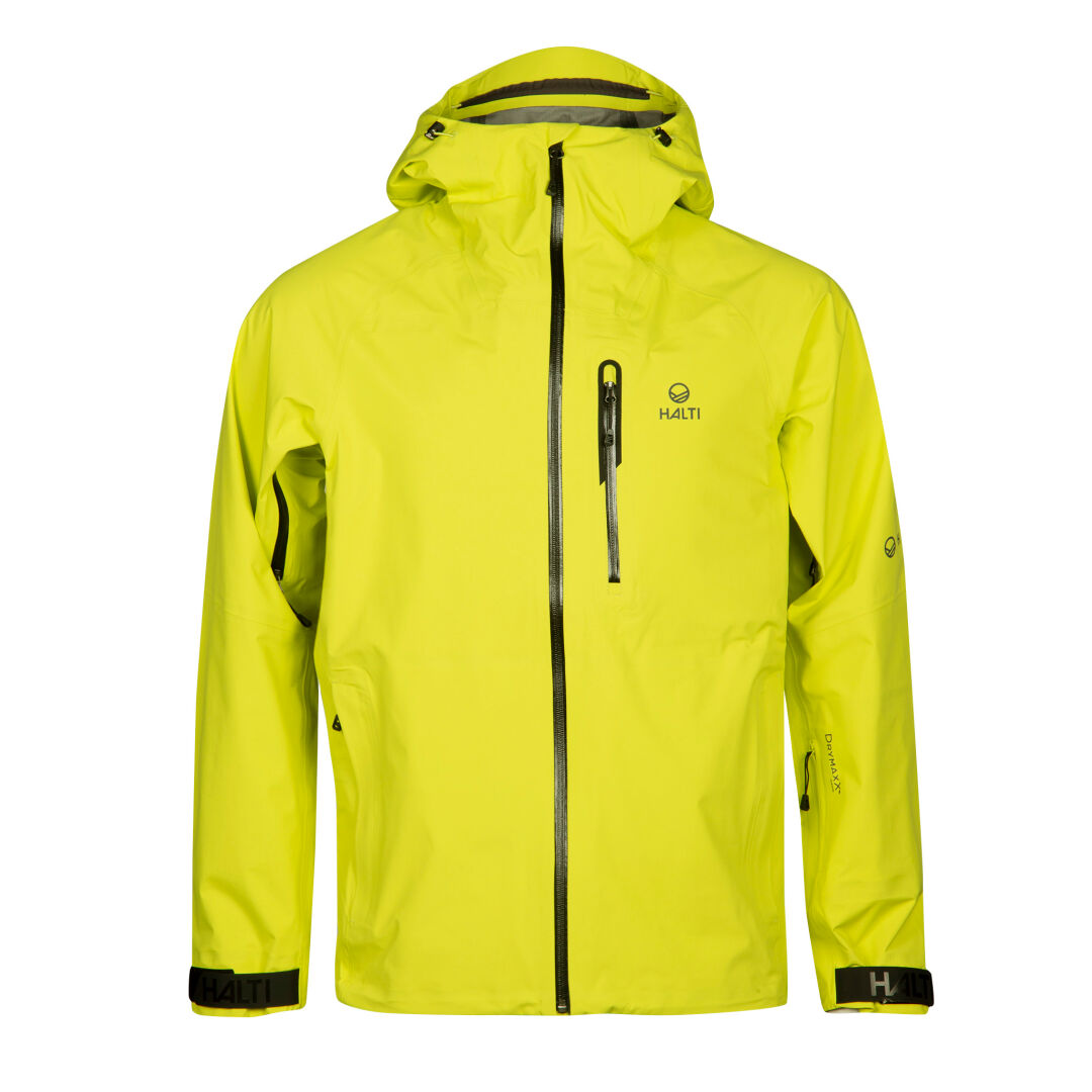 Halti Alpine unisex 3-layer outdoor jacket yellow