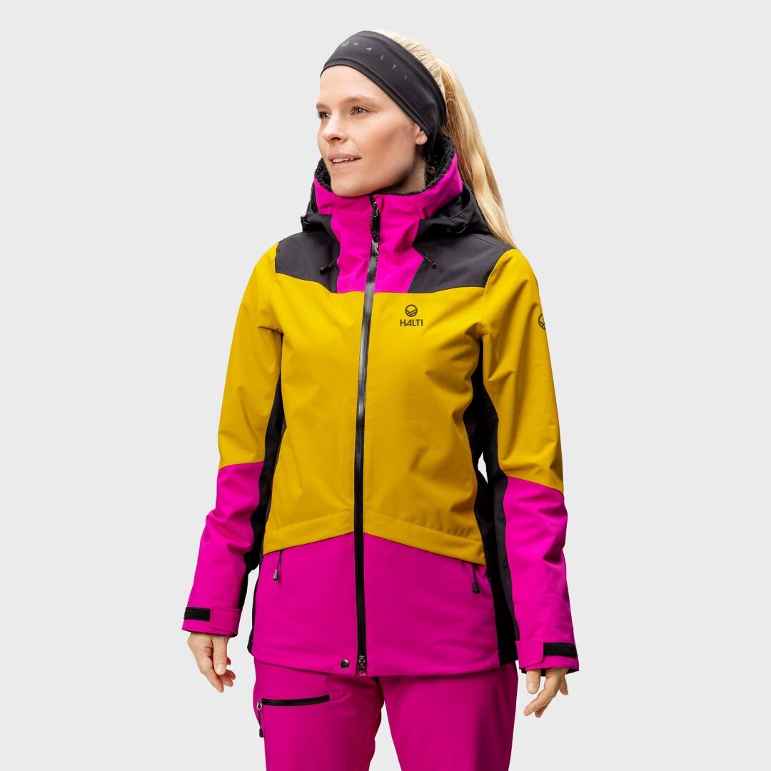 Halti Planker women's ski jacket multicolored / Halti Planker Damen Skijacke bunt / Halti Planker dam skidjacka färgglad