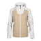 Halti Wedeln women's ski jacket white and beige