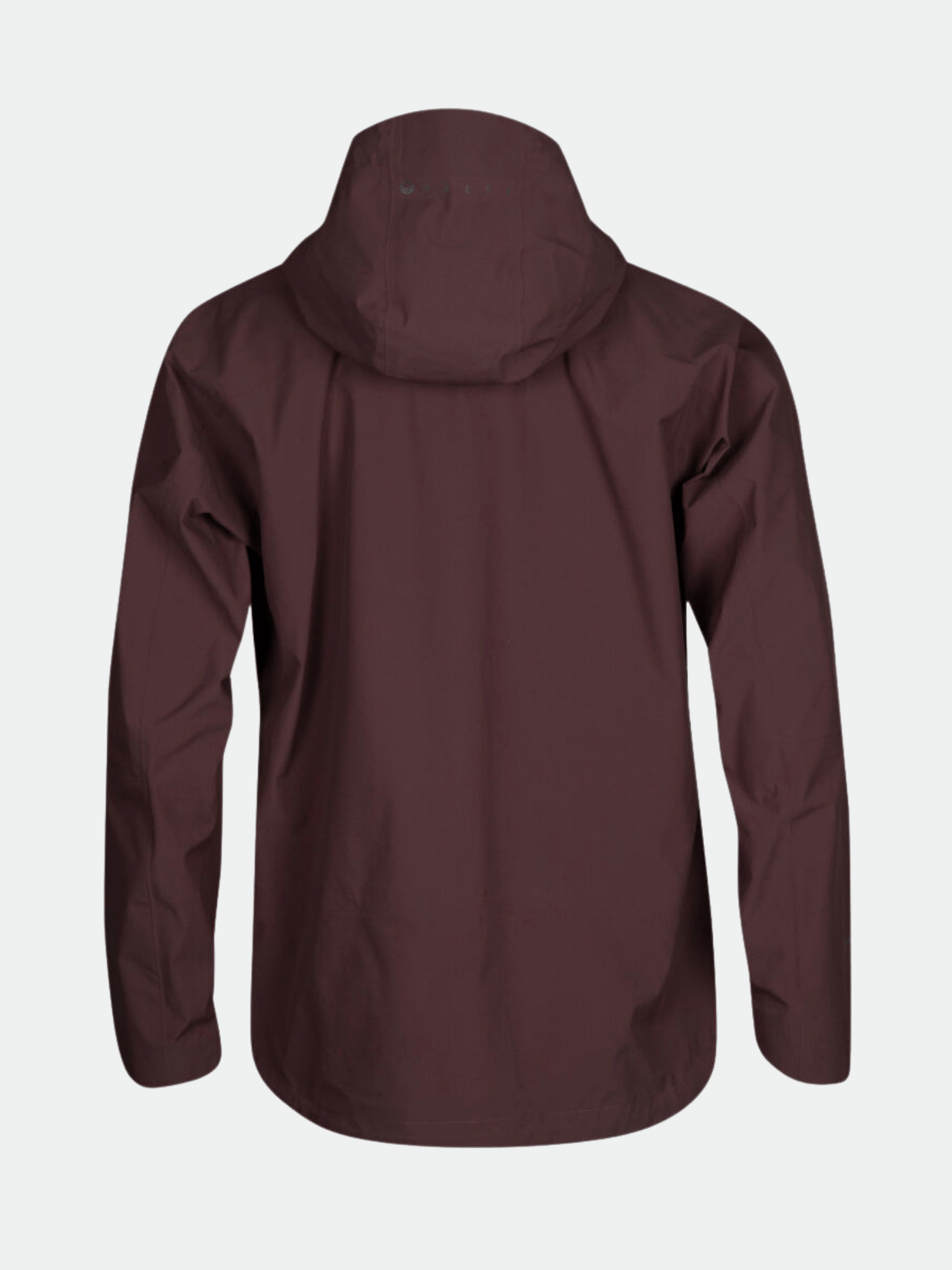 A maroon Halti Settler 3L DrymaxX Ski Jacket Mens shown from the back against a plain light gray background.