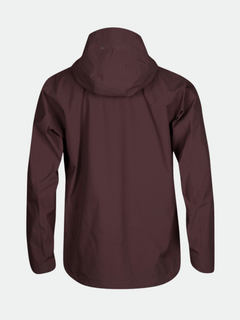 A maroon Halti Settler 3L DrymaxX Ski Jacket Mens shown from the back against a plain light gray background.