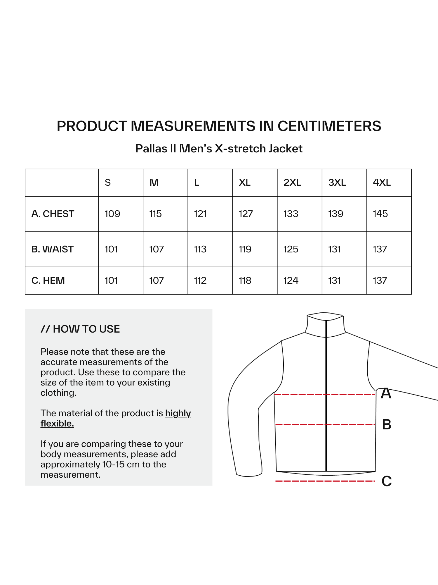 Pallas II Men's X-stretch Jacket