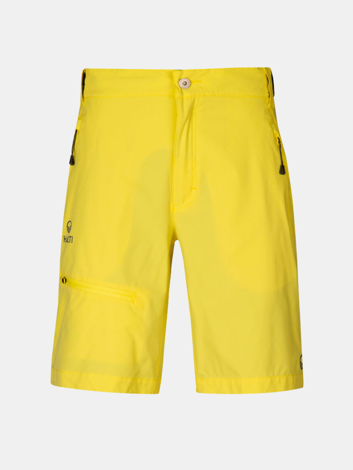 Halti Pallas Womens X-stretch Lite Shorts feature zippered pockets and quick-dry fabric—ideal for outdoor activities.