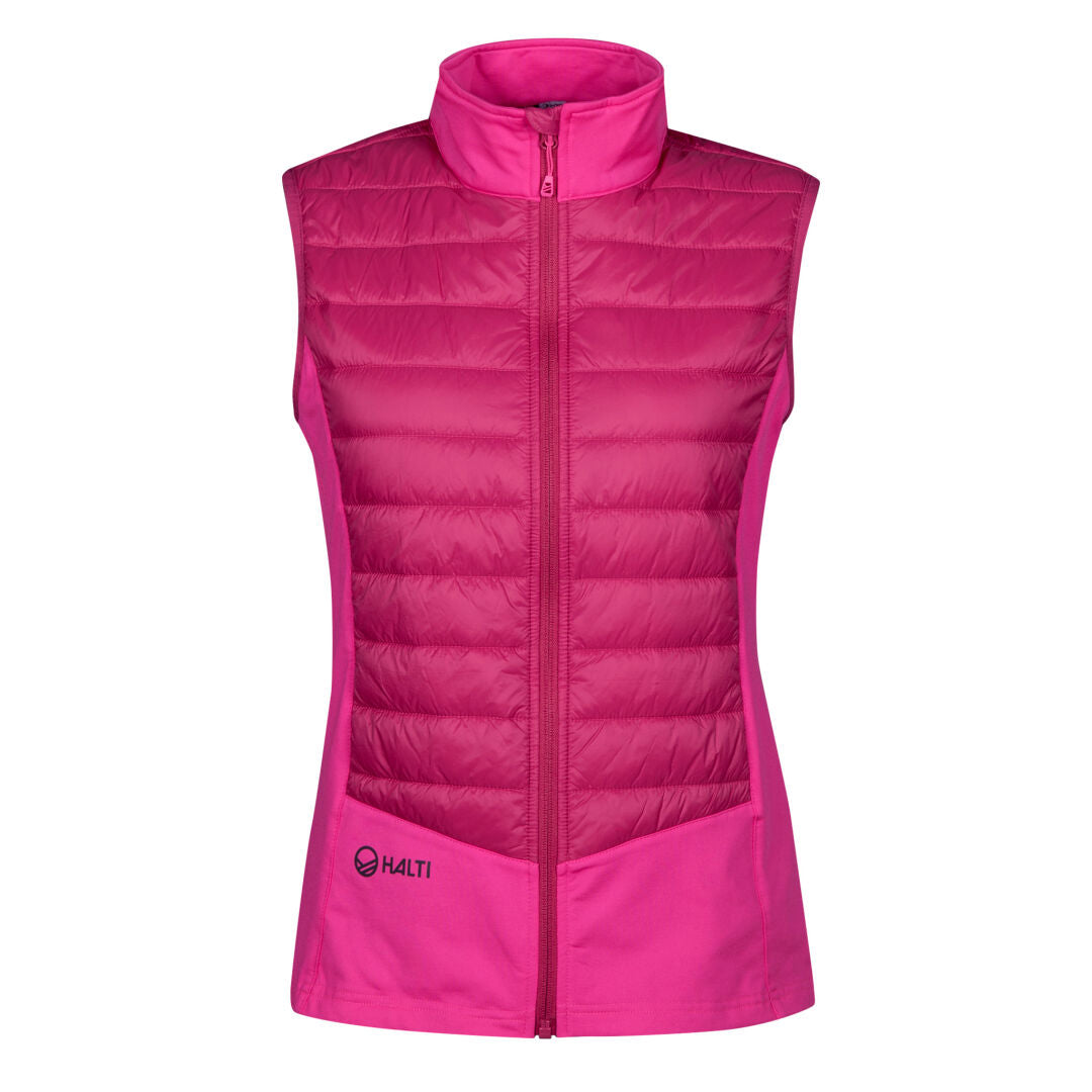 Halti Veidnes women's insulation vest pink