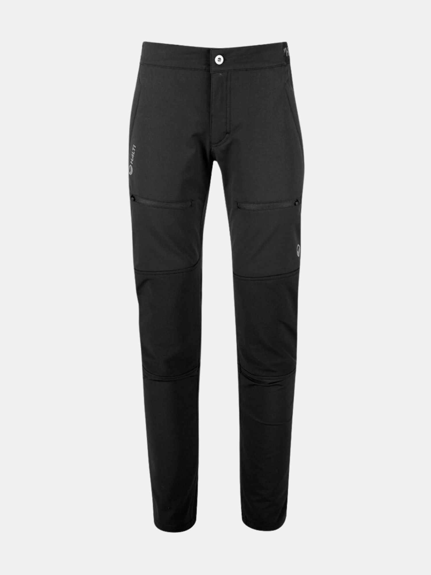Halti's Pallas II Women's Warm X-stretch Pants feature zip pockets and articulated knees for outdoor adventures.