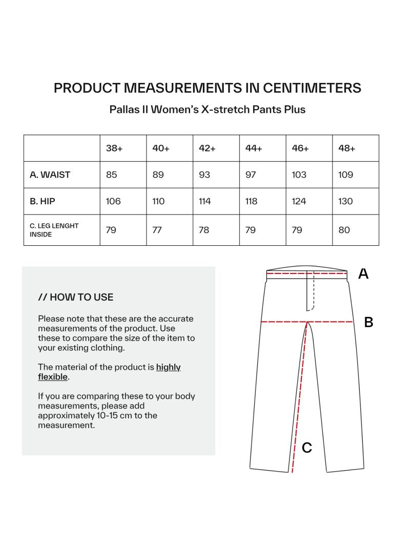 Pallas Plus II Women's X-stretch Outdoor Pants