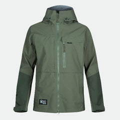 Halti Hiker Drymaxx 3L Ventilated Womens jacket in green with waterproof shell, chest pocket & reinforced elbows.