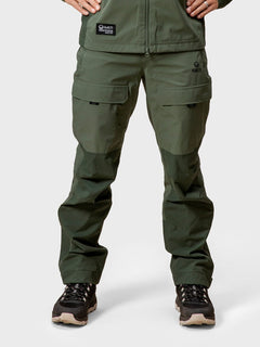 Person wearing Halti Hiker DrymaxX 3L Ventilated Pants, paired with black hiking shoes, against a plain light background.
