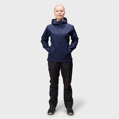 Halti Forter Naisten Kuoritakki - Women's Shell Jacket - Sininen - Blue - Model