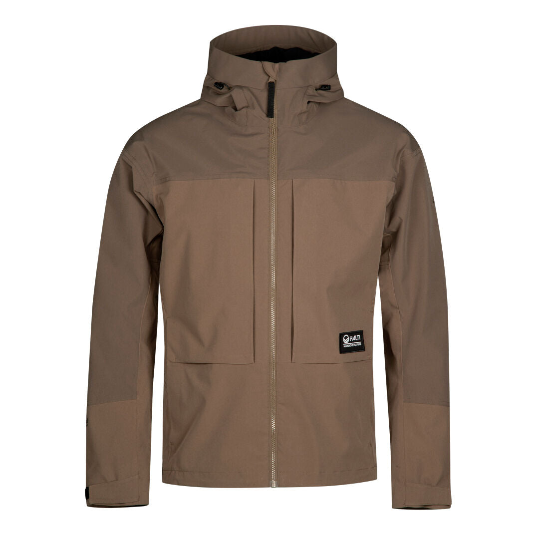 halti hiker men's drymaxx jacket brown / halti hiker miesten ulkoilutakki ruskea