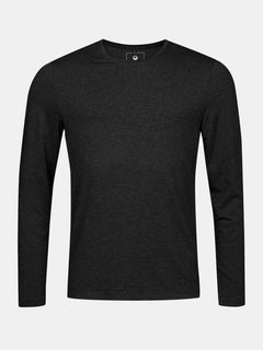 halti tuntu merino shirt long sleeves black men's