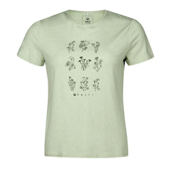 halti tuntu women's merino t-shirt green - halti tuntu naisten merinopaita vihreä - halti tuntu damen merinoshirt grün - halti tuntu merino t-skjorta grön dam