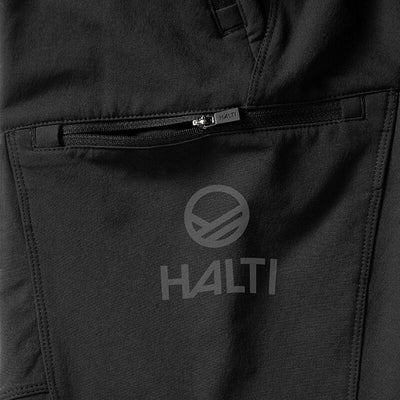 Halti Pallas Evo Brushed housut miehille mustat / Halti Pallas Evo Brushed trousers for men black / Halti Pallas Evo Brushed Herrenhose schwarz / Halti Pallas Evo Brushed byxor för män svarta