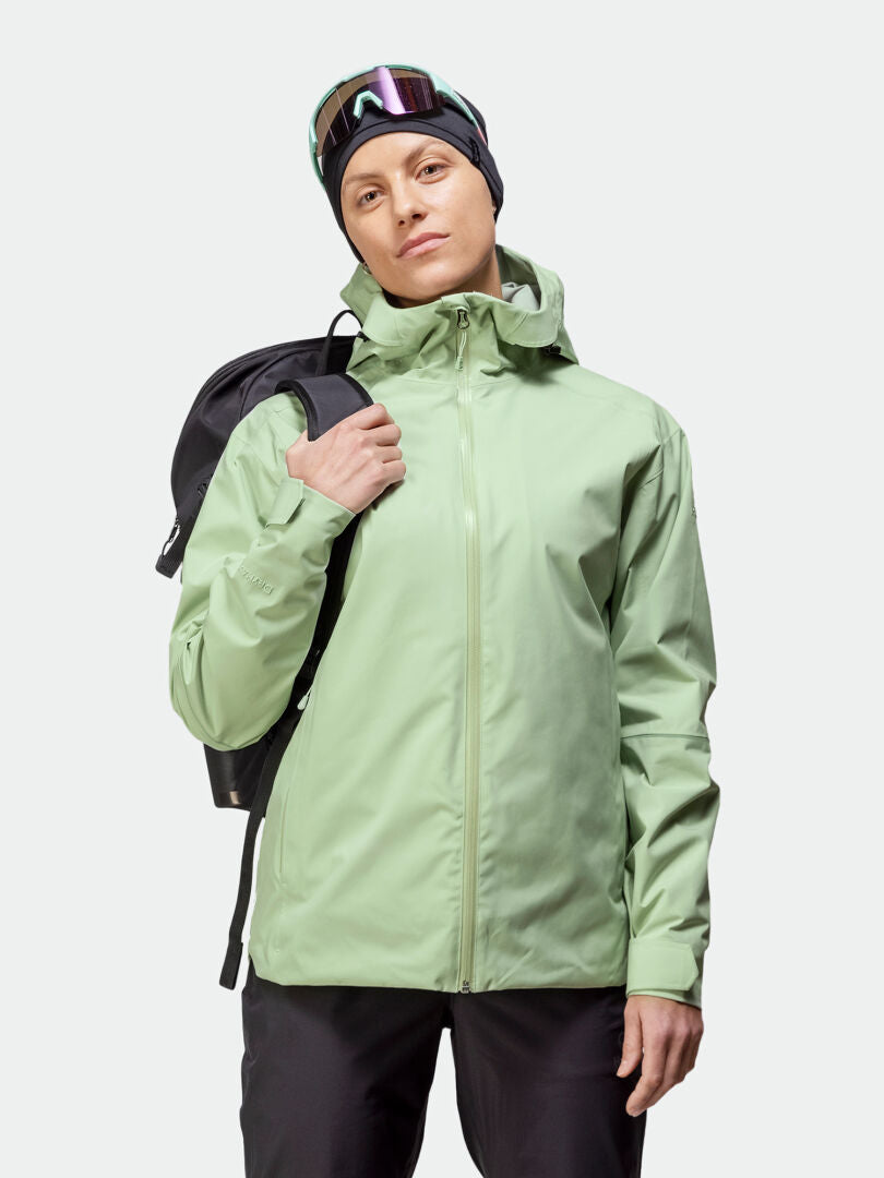 Halti Saata shell jacket women's green