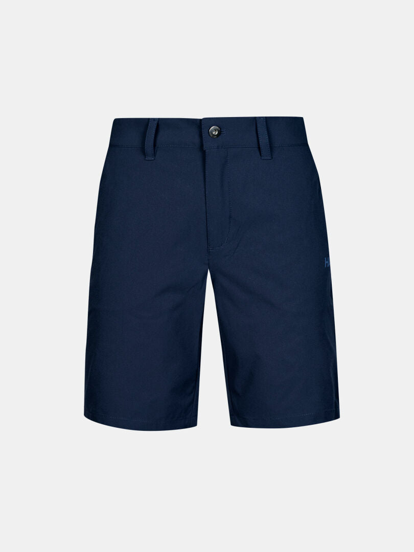 Halti Drive X-stretch Shorts Women's: navy shorts with belt loops and button closure, ideal for summer adventures.