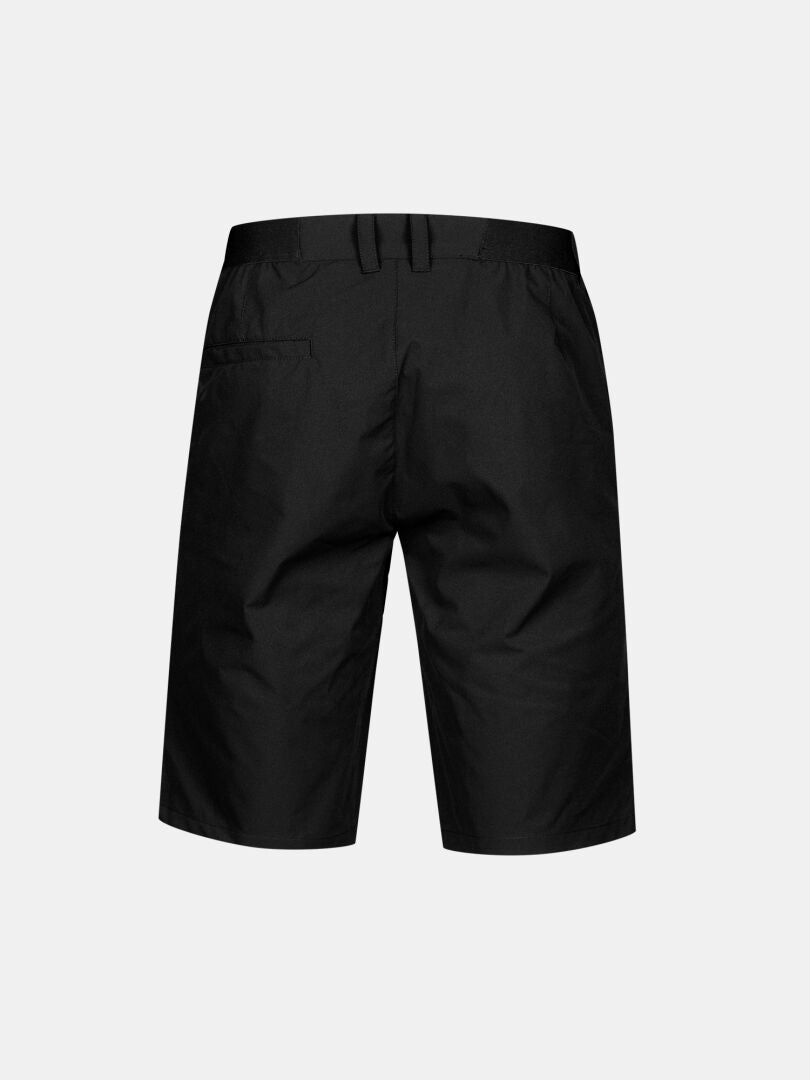 Back view of Halti Drive X-stretch Shorts Men's with belt loops and a pocket—ideal breathable summer shorts.