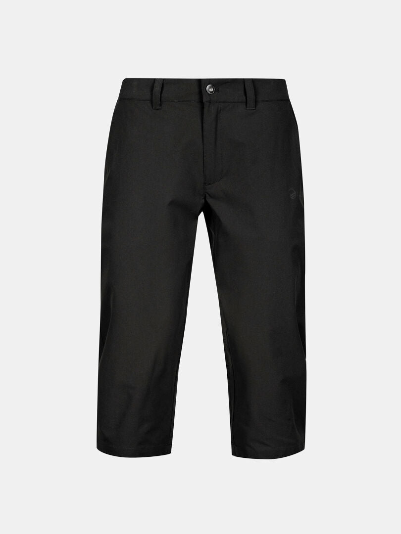 Halti Drive X-stretch Capri Pants for women feature quick-dry stretch fabric, belt loops, and a button-zip closure.