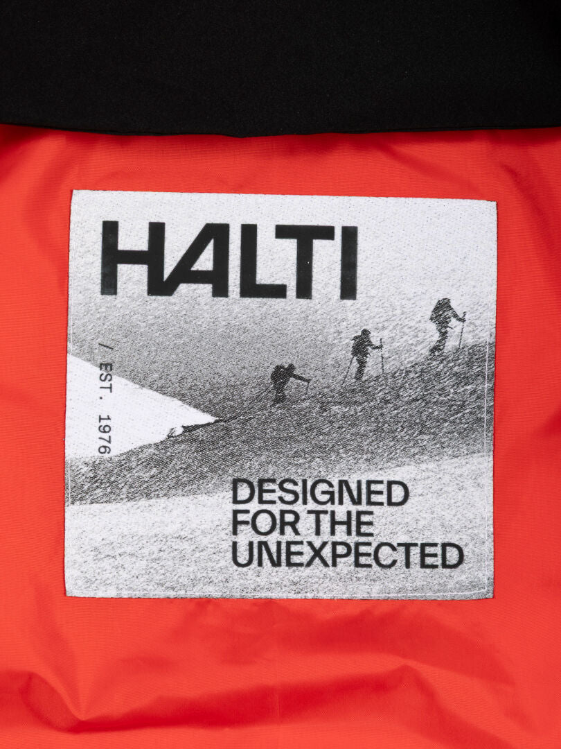 A square patch on the Halti 1976 Down Parka shows 