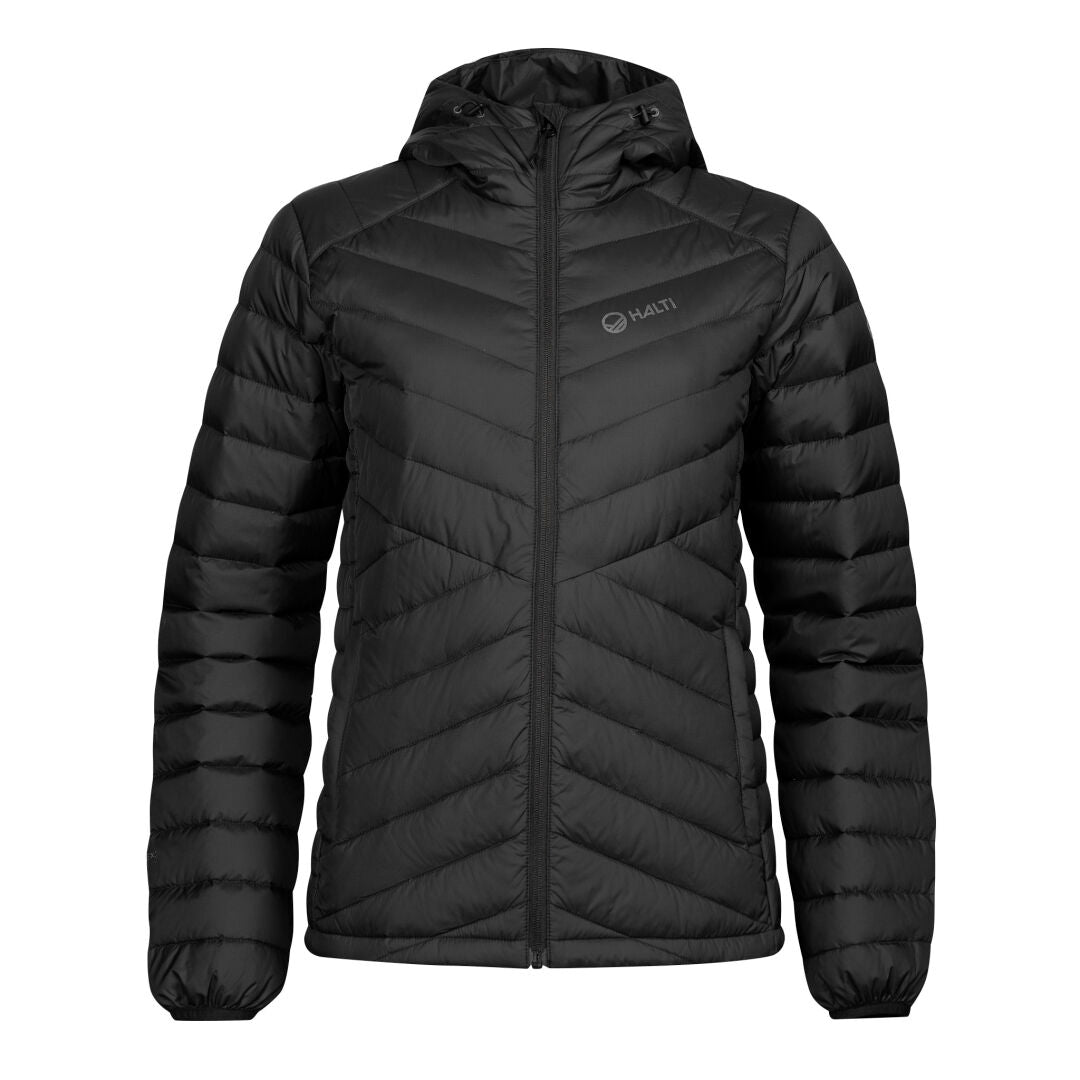 Halti Huippu untuvatakki naisten musta / Halti Huippu down jacket women’s black / Halti Huippu dunjacka dam svart / Halti Huippu Daunenjacke Damen schwarz