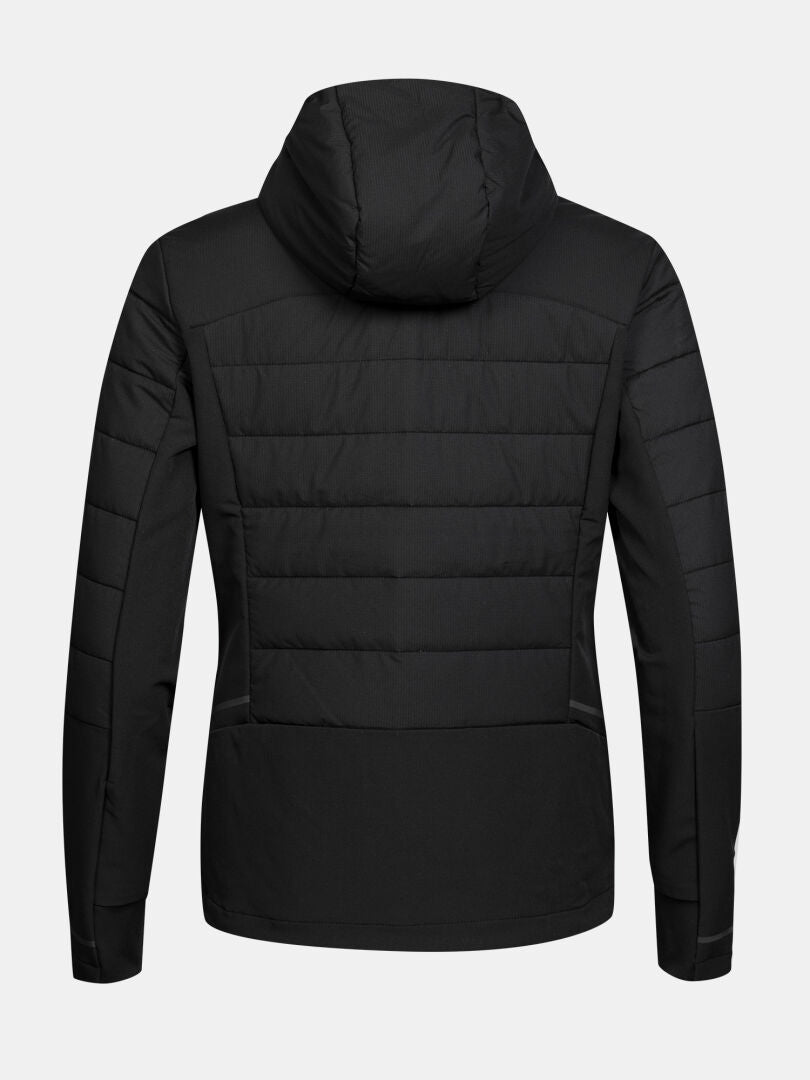 Halti Valimo Hybrid Insulation Jacket Women’s shown from the back, with quilted panels—perfect for layering.